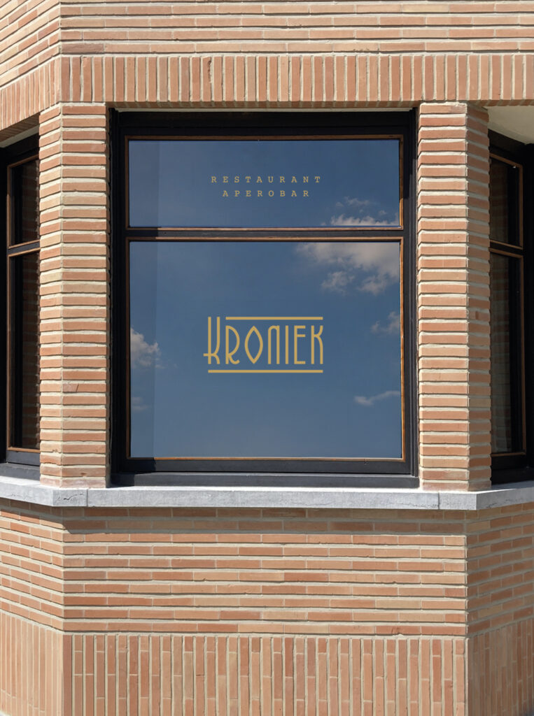 Kroniek Deinze Restaurant Aperobar Lettering LogoDesign